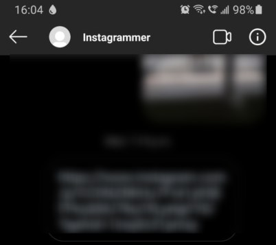 Person passiert was instagram blockieren Instagram Story