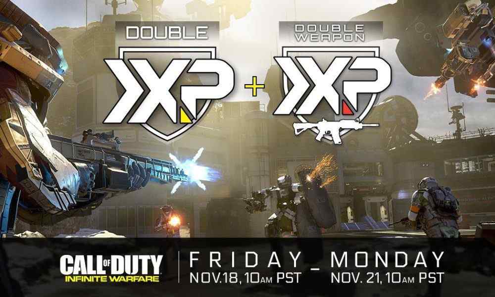 November Infinite Warfare Double XP, Double Weapons XP Detaljer