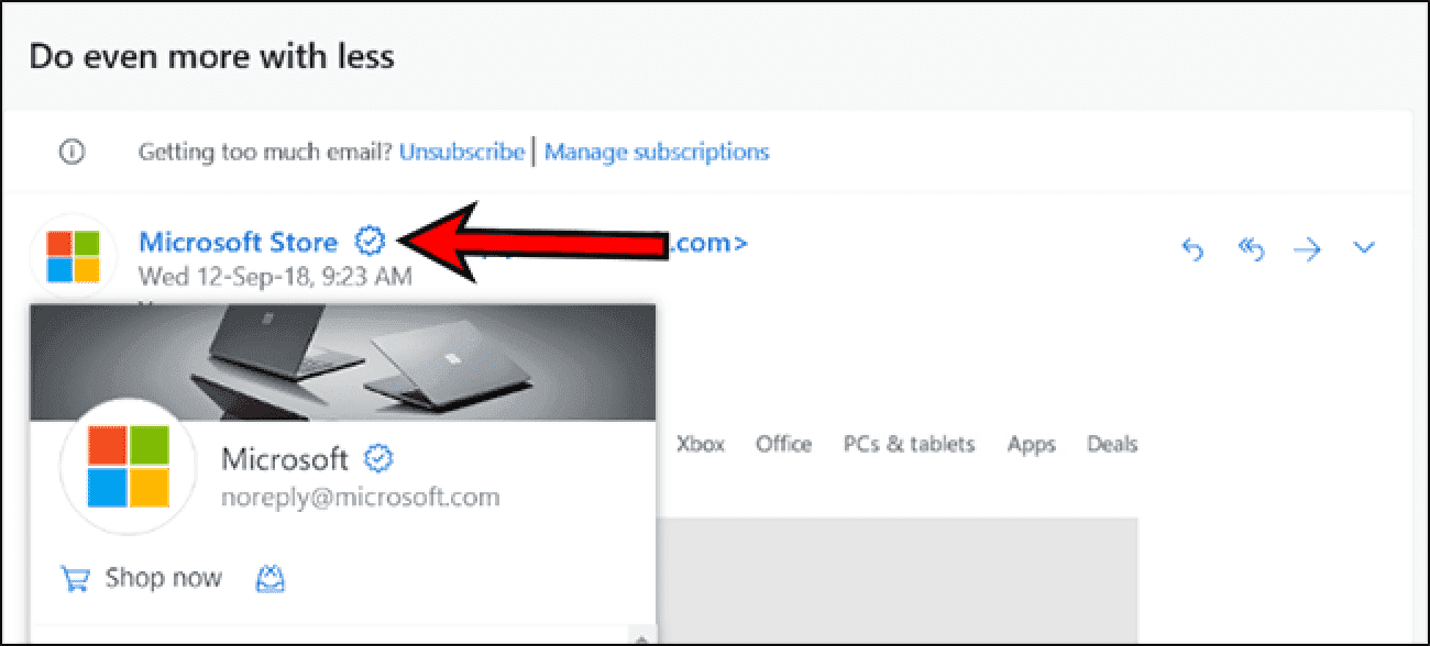 Outlook.com lägger till en verifierad ikon för företag.  Kommer det att hjälpa till att bekämpa nätfiske?