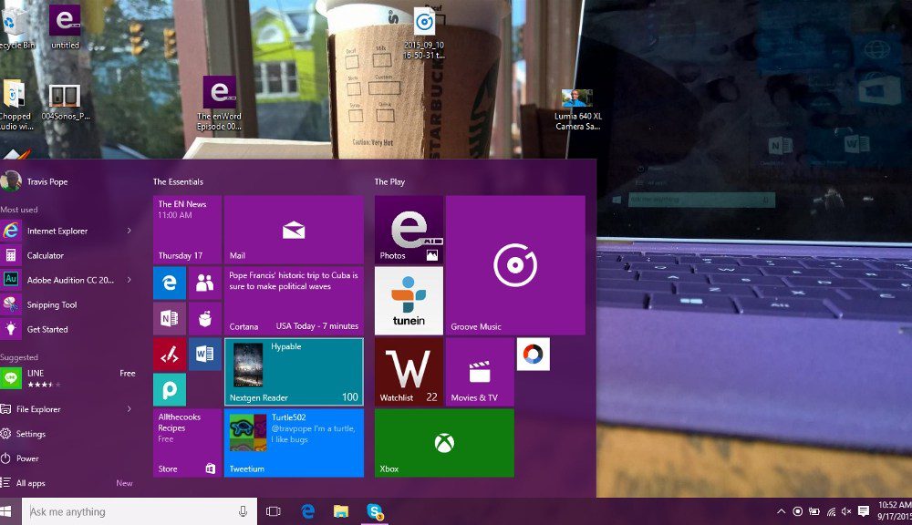 Stora uppdateringsversion av Windows 10 för början av november