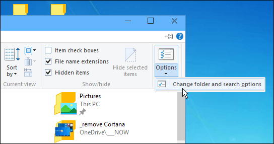 Windows 10 File Explorer View