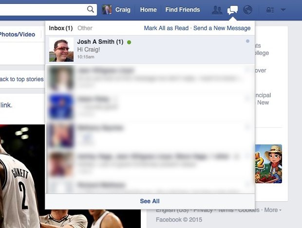 Ungelesen als facebook markieren nachrichten Festlegen, wann