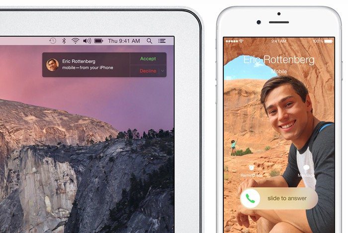 Hur man ringer och tar emot iPhone-samtal i OS X Yosemite
