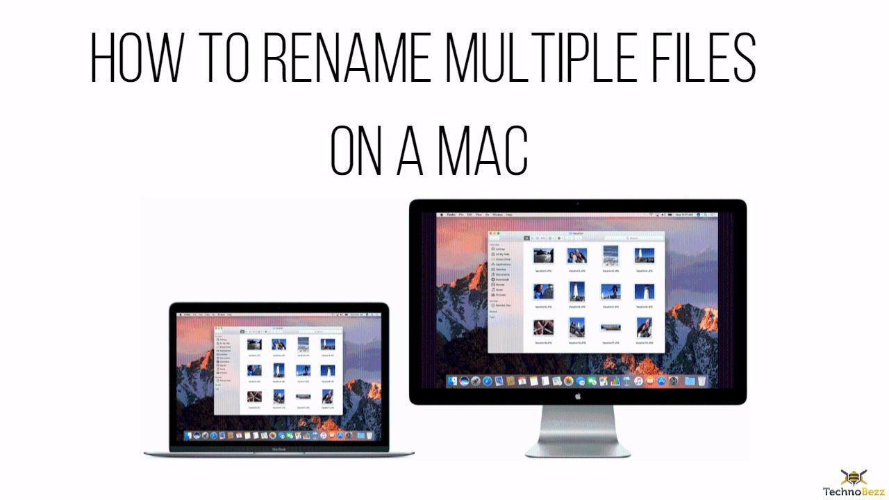 Hur man byter namn på flera filer på en Mac