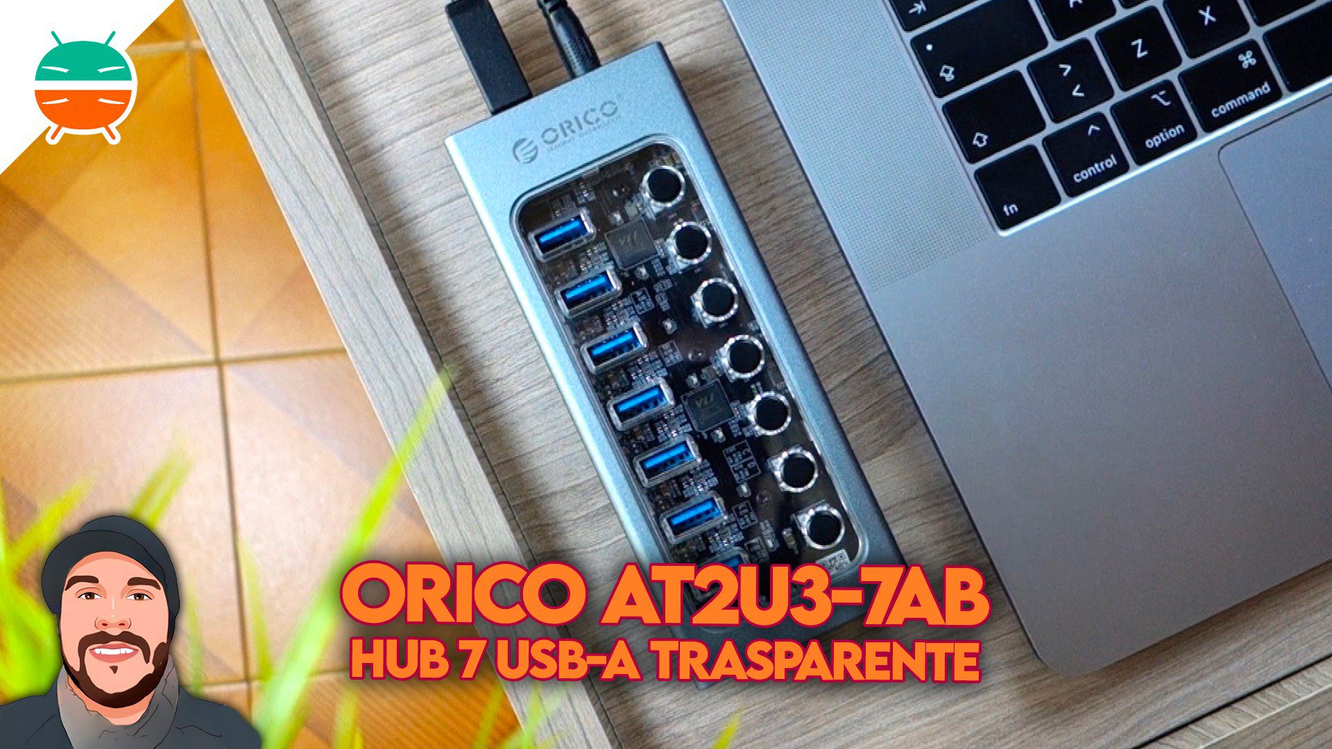 ORICO AT2U3-7AB recension, en futuristisk HUB med 7 oberoende USB-A 3.0