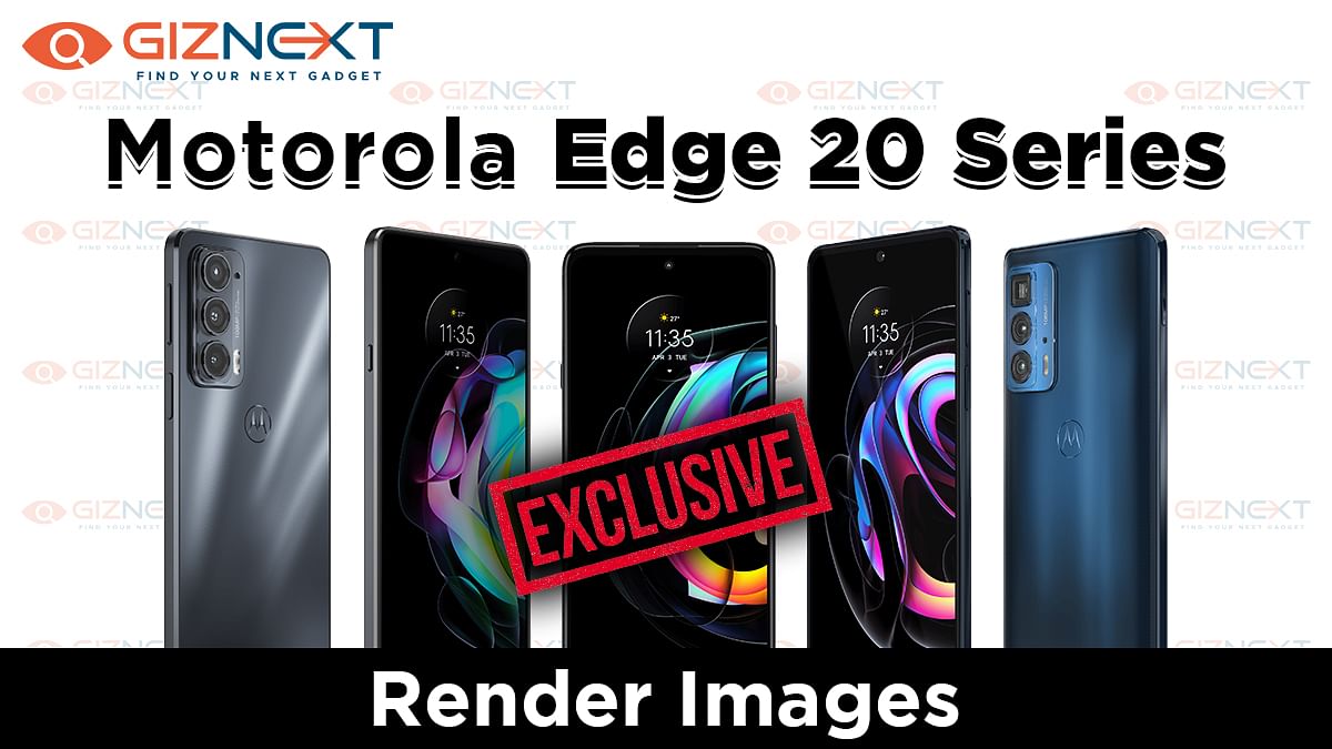 [GizNext Exclusive] Motorola Edge 20 Lite, Edge 20, Edge 20 Pro: s detaljerade renderingsbilder - alla detaljer