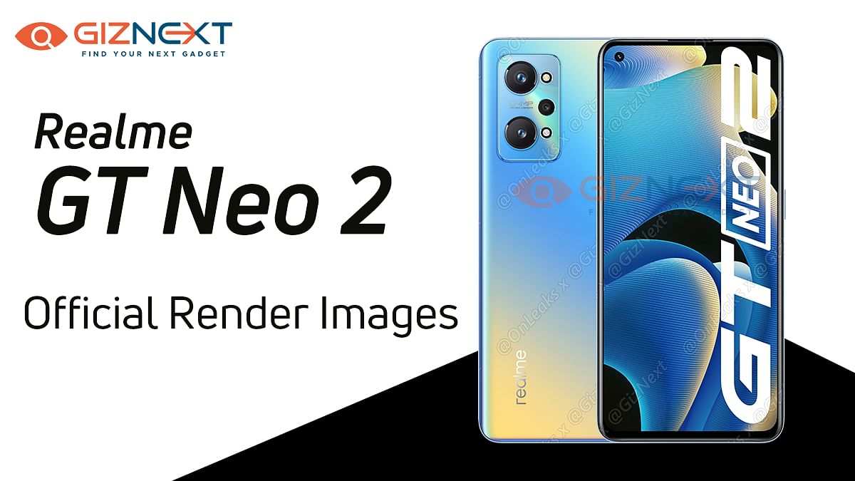 [GizNext Exclusive] Realme GT Neo 2 5G avslöjas via officiella renderingsbilder - kolla in alla detaljer