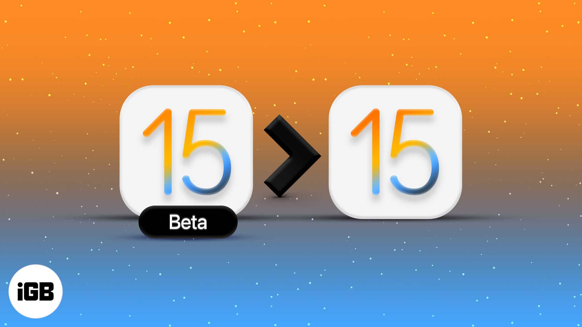 How to remove iOS 15 beta and install the official version