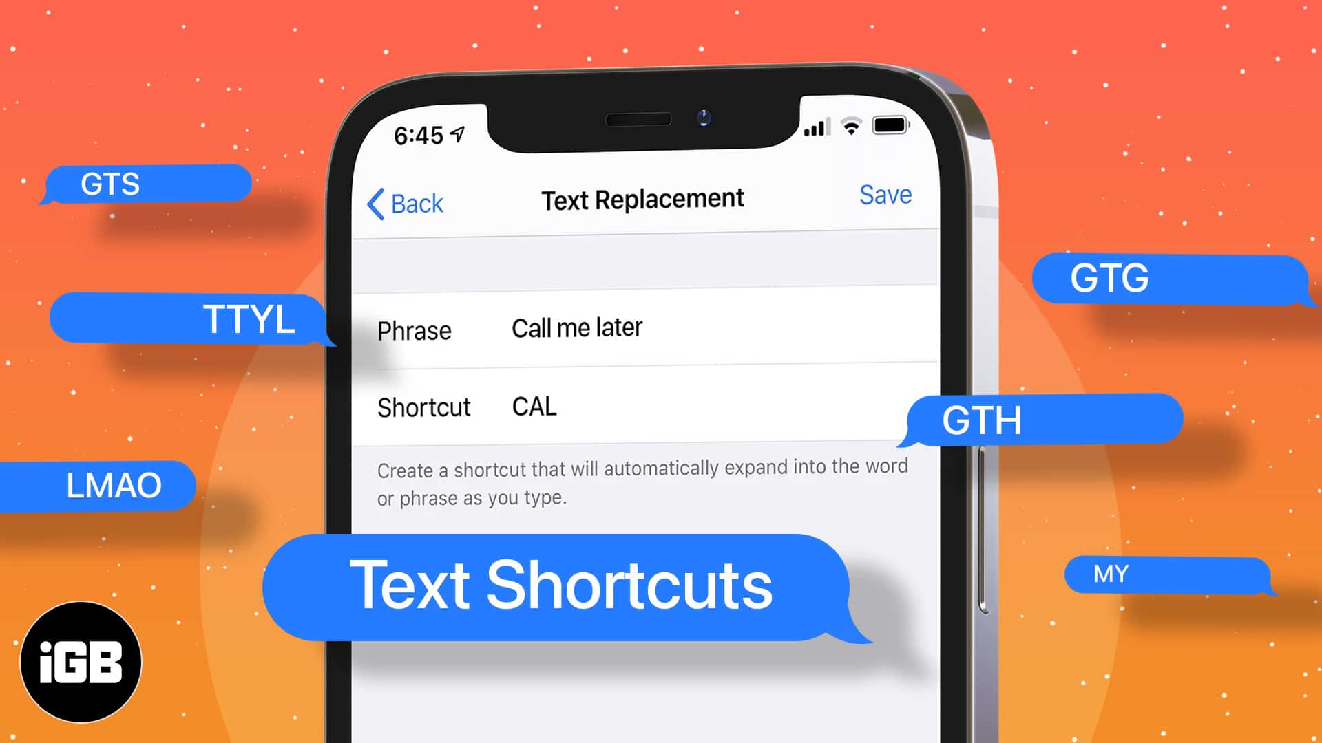 How to use text shortcuts on iPhone and iPad