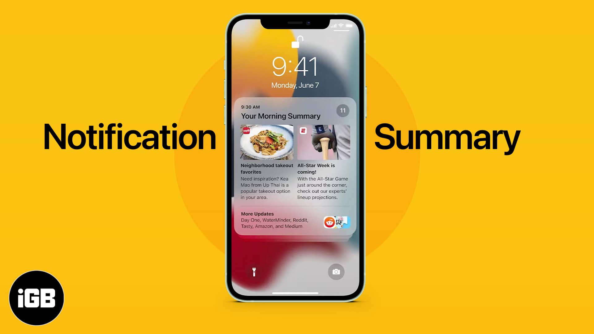 How to enable Notification-Summary in iOS 15 on iPhone