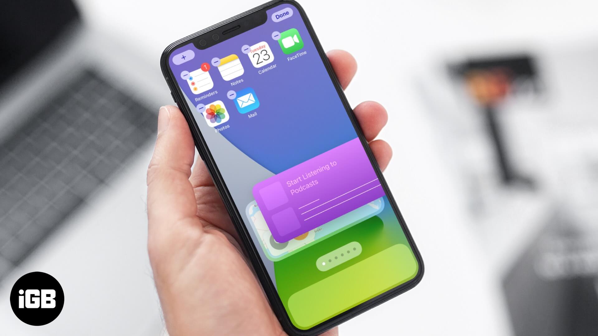 how to add and use home screen widgets in ios 14 on iphone