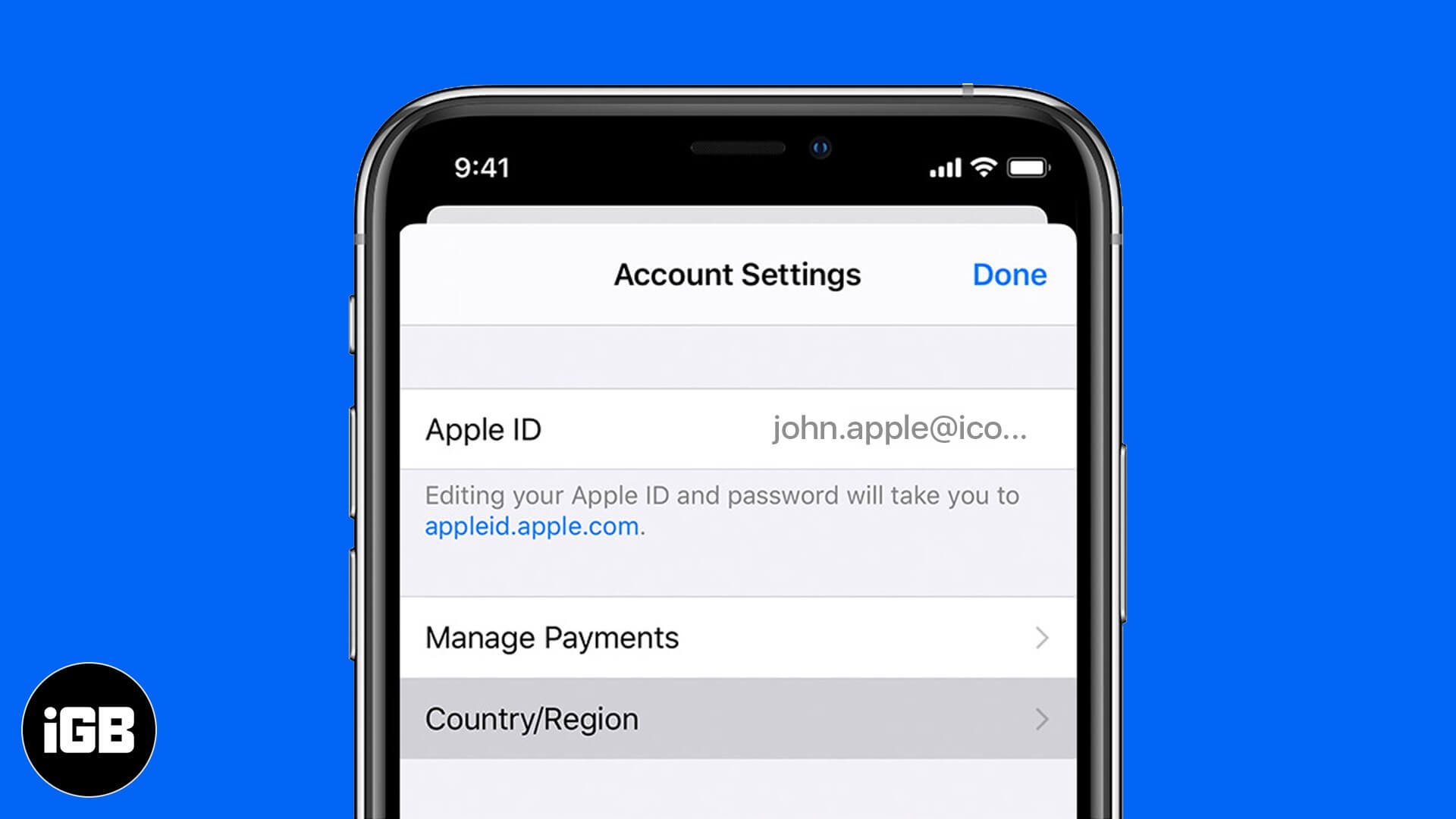 how to change apple id country or region on iphone, ipad, and mac