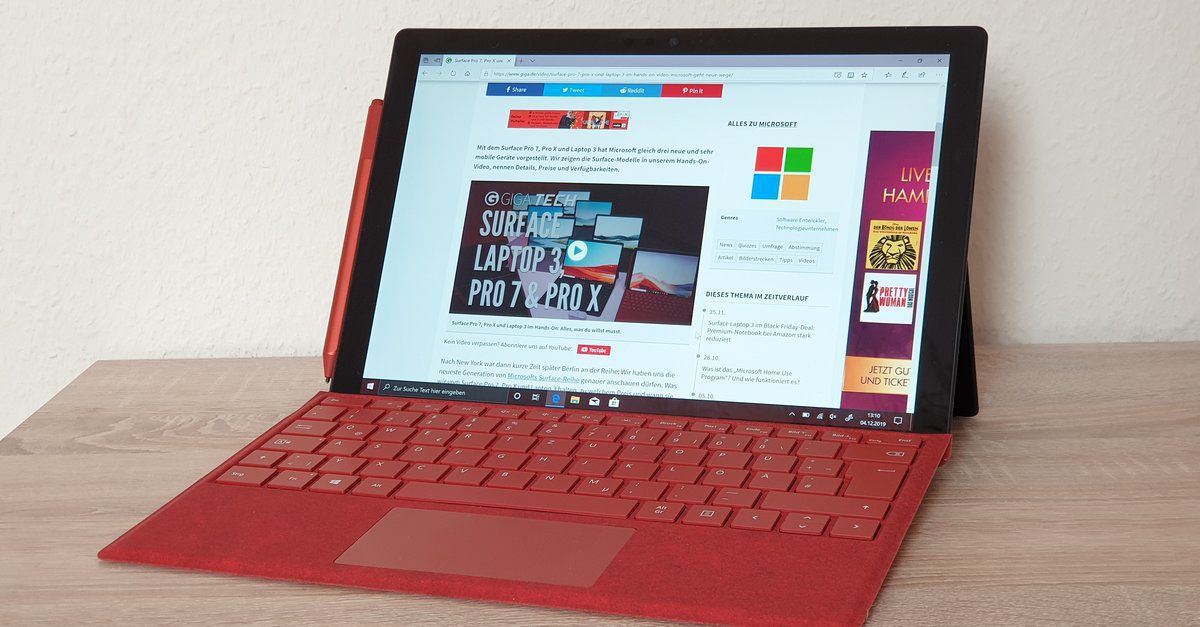 Surface Pro 7 Plus: Microsoft pimper Windows -surfplatta