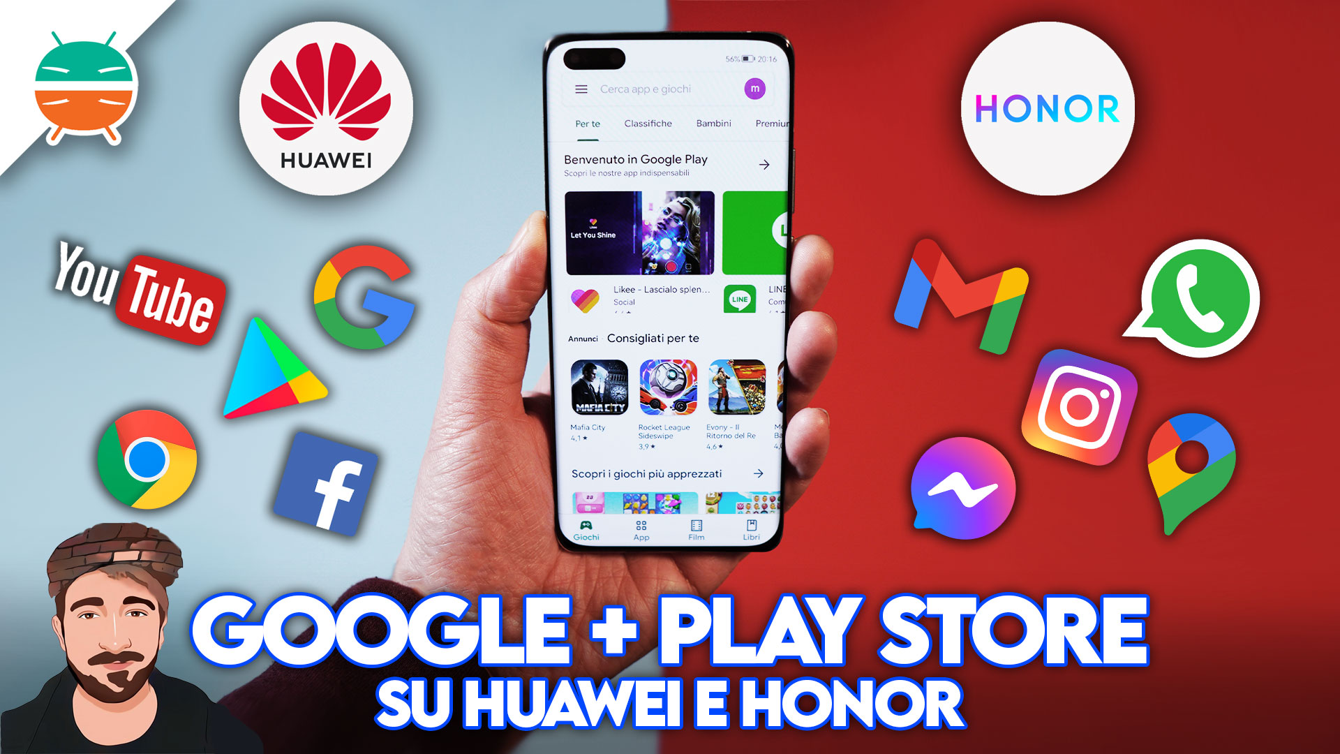 huawei come installare play store