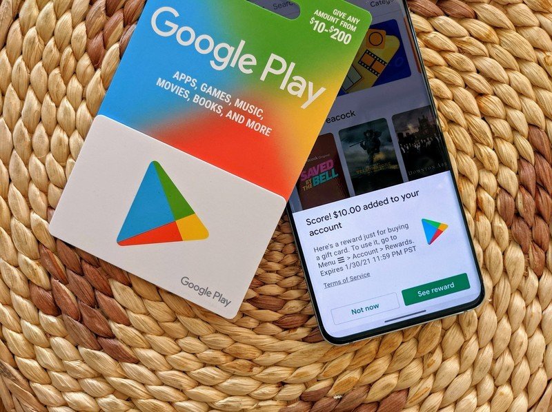 Har du precis fått ett presentkort på Google Play?  Så här kan du använda den.