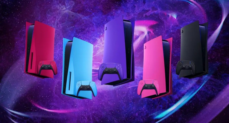 Nya officiella PS5 frontpaneler och DualSense-färger kommer 2022