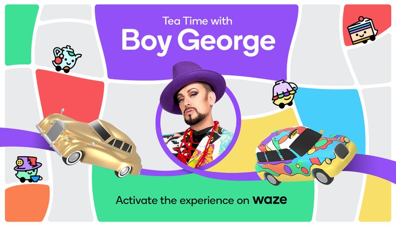 Waze lanserar en fantastisk Boy George-upplevelse för Pride Month