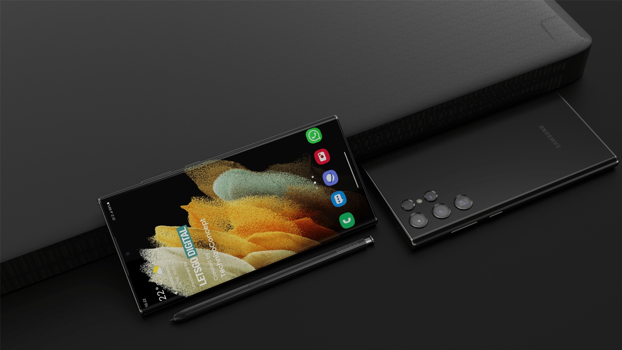 Kameradesignen på Samsung Galaxy S22 Ultra blir tydlig!