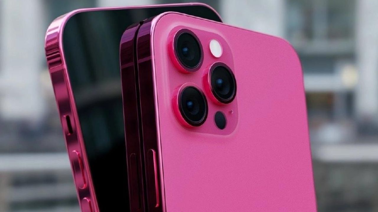 Rosa iPhone 13 visas för första gången!