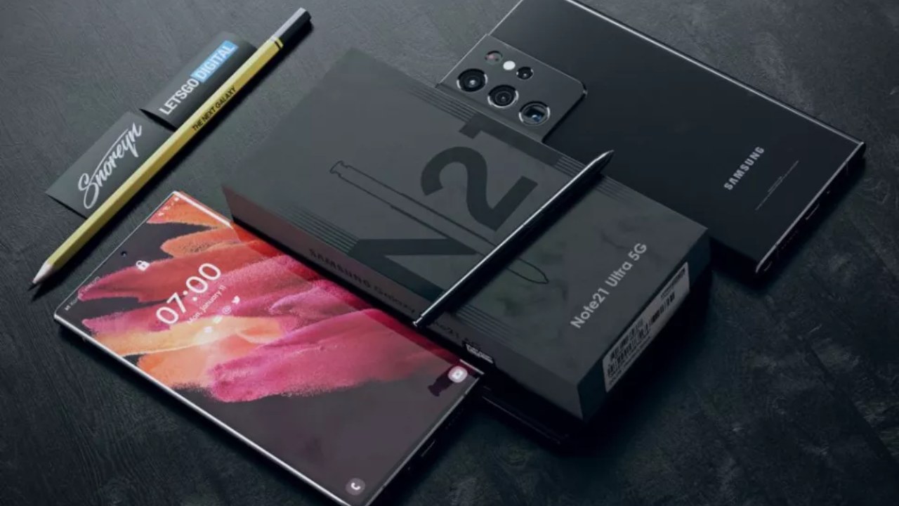 Ny utveckling på Samsung Note 21-familjen