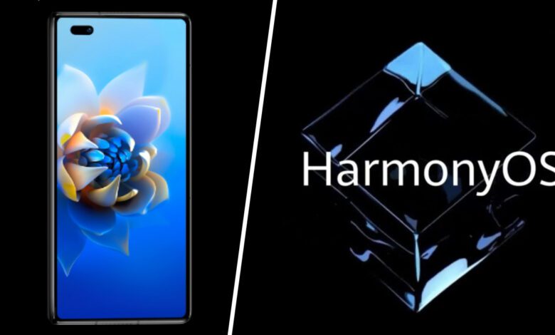 Visas medan Harmony OS 2.0 körs